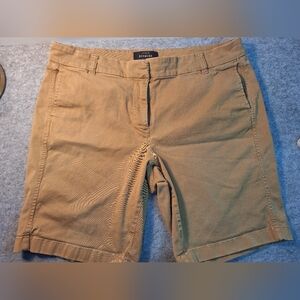 J. Crew Tan Women's Bermudas Tag Missing, But Estimate Size 8